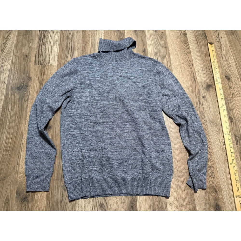 Calvin Klein Sweaters Men Size M Gray Sweater Rayon Nylon Marl Knit